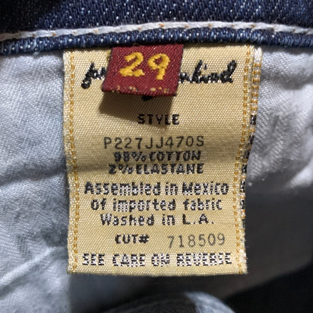 7 For All Mankind Dojo Women's Cropped Capri Jeans Size 27 Distressed Stretch - Picture 9 of 15